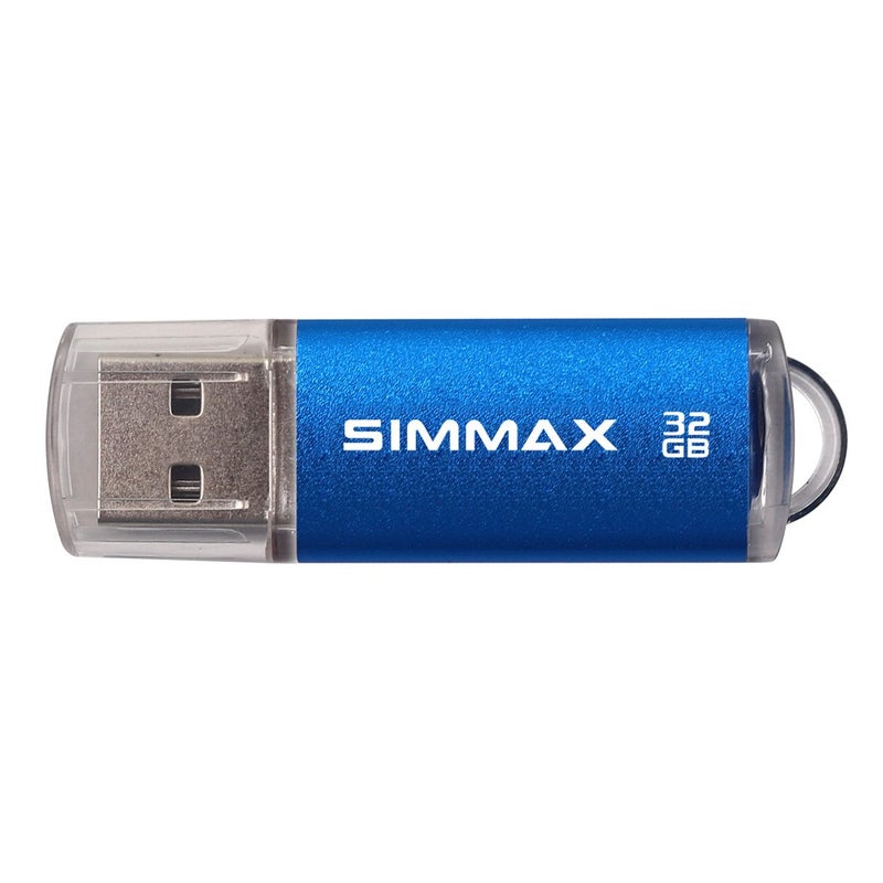 SIMMAX Memory Stick 32GB USB 2.0 Flash Drives Thumb Drive Pen Drive (32GB Blue) - Image 4